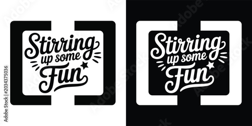 Foto Fun stirring up some typography design