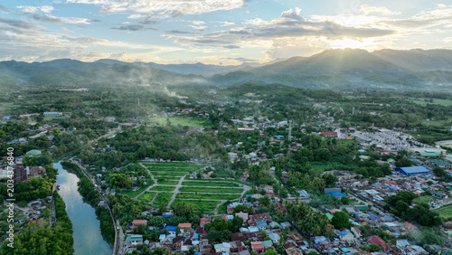 Photos Abundant farm nature mountain Danao Cebu Philippines landscape tropical sunset s