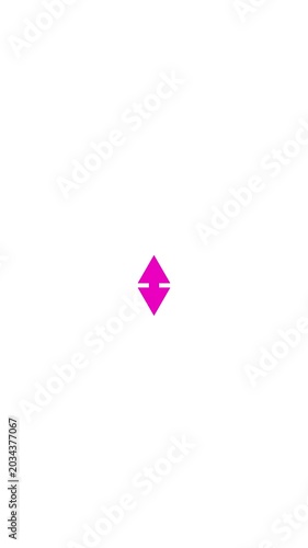 Vertical double arrow direction indicator animation.