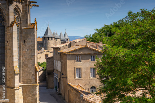 Le centre de la Cité de Carcassonne