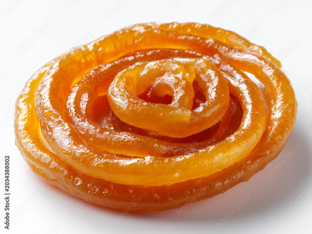 Fototapeta premium Jalebi indian sweet dessert with rich syrup