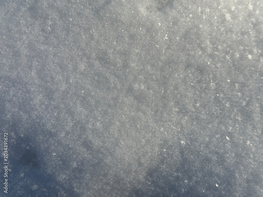 Fototapeta premium White snow frost winter background.