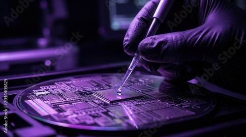 Precision Semiconductor Application: A Close-Up View of Advanced Circuitry and Technology