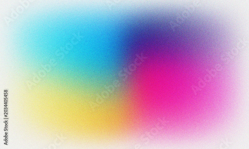 Abstract Grainy Gradient Background with Purple Pink Orange Blue White Glowing Waves Vibrant Color Wave Gradient Background with Grainy Noise Texture Dark Poster Design