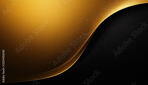Black To Gold Colors Grainy Gradient Smooth Transition Background