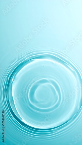 Close Up of Ripples on Turquoise Water Surface