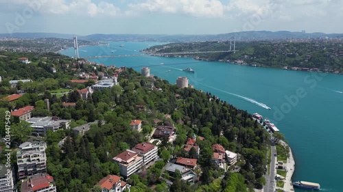 view of the city from the sea istanbul