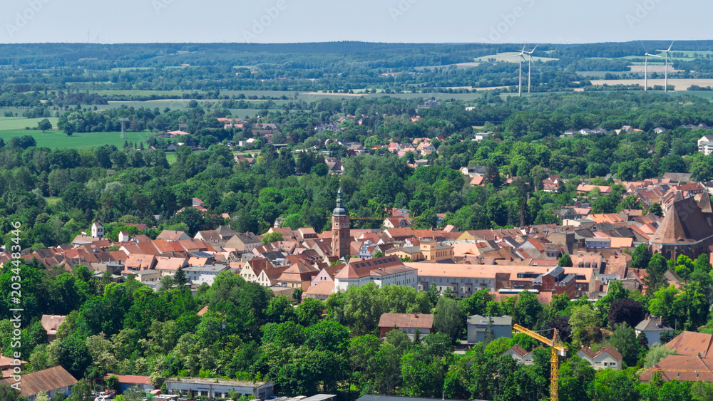 Φωτογραφία Blick auf den historischen Stadtkern der Stadt Luckau