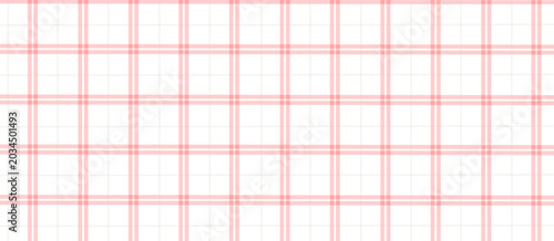 Red plaid background vector illustration.	