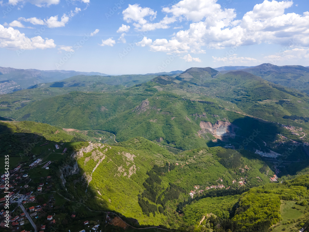 Fototapeta premium Stara Planina Mountain near village of Zasele, Bulgaria