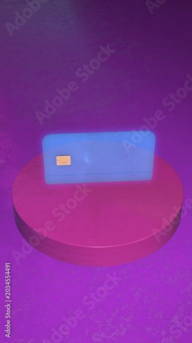 Rotating credit card for e commerce and online payments