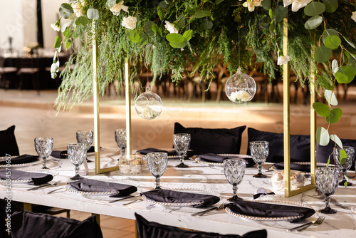 Konstfotografi decoración de boda