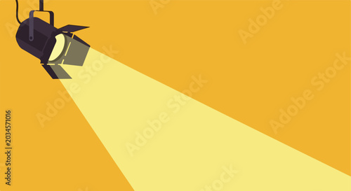 Foto Stage Spotlight with Bright Beam