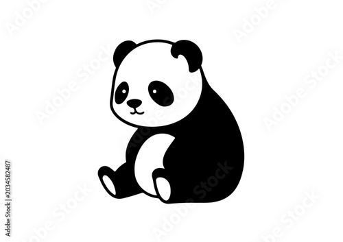 panda vector