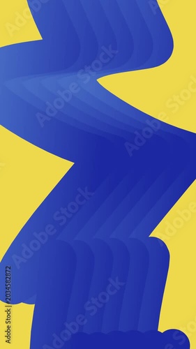 Blue gradient fluid abstract background for tech websites, animation
