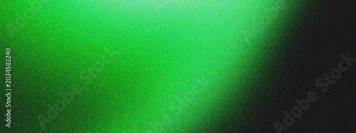 Foto Intense green grainy gradient background featuring deep shadows and bright lime light leaks for dramatic environmental or botanical graphic concepts