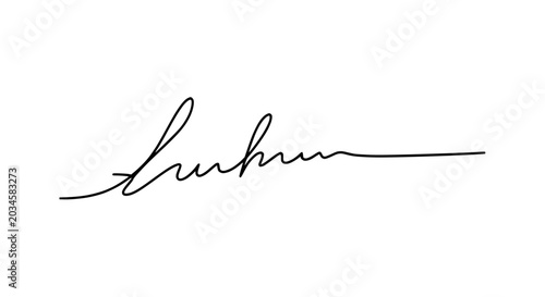 Foto Handwritten Signature, Unique Calligraphy, Personal Seal, Artistic Writing, Abst