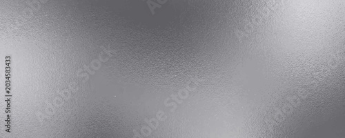 Bild auf Leinwand Shiny silver foil metallic texture - glossy gray steel gleaming surface, frosted glass effect with blur glare reflection, bright polished metal material