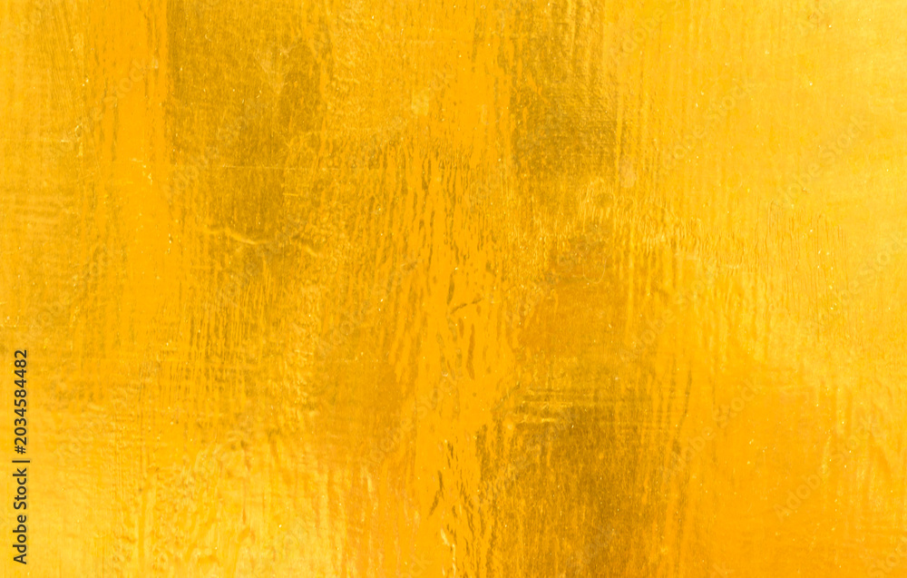 Naklejka premium Gold metal brushed