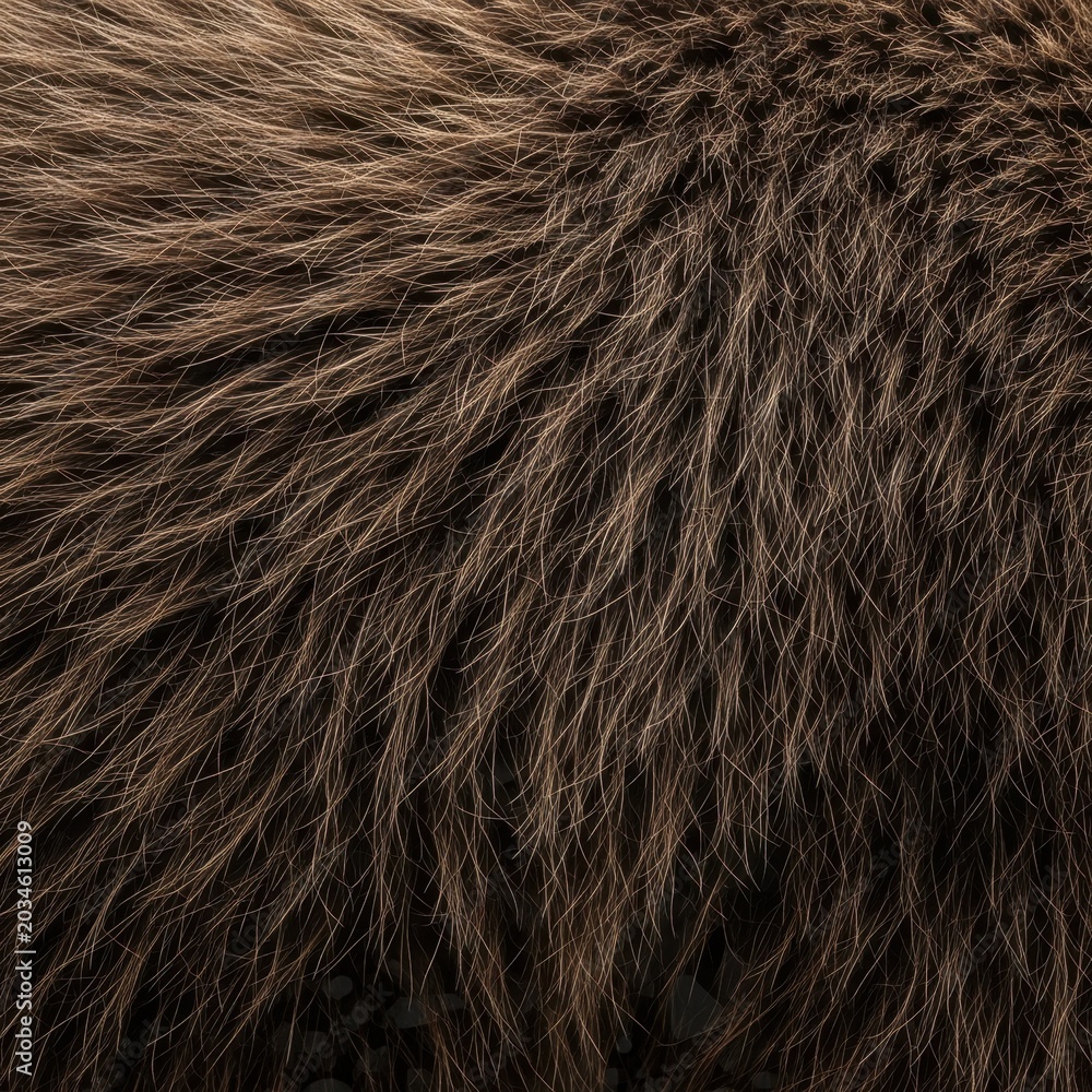 Fototapeta premium Close-Up of Brown Animal Fur Texture