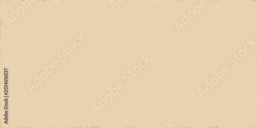 Bilde på lerret Yellowed parchment texture with distressed edges seamless background