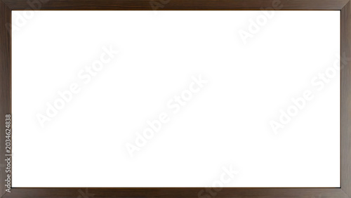 Photography Mahogany-colored wood frame with premium texture, minimalist design for summer a