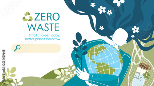 Save Earth Zero Waste Poster