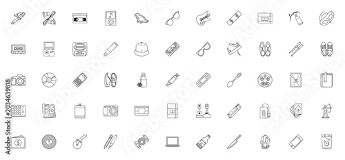Foto Miscellanea icon set