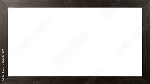 Konstfotografi Black Ebony wood frame with premium texture, minimalist design for summer and li