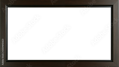 Konstfotografi Black Ebony wood frame with premium texture, minimalist design for summer and li