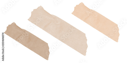 Three paper isolated on transparent background 