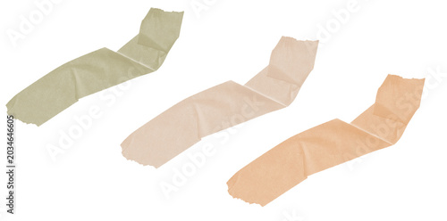 Clean paper realistic texture on transparent background 