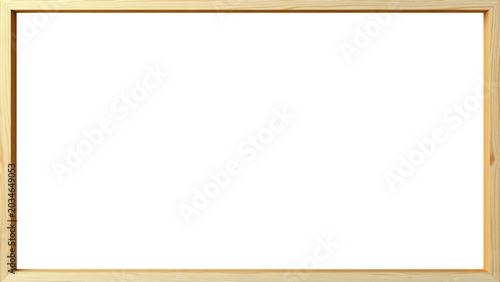 Bild auf Leinwand Pine wood frame with premium texture, minimalist design for summer and lifestyle