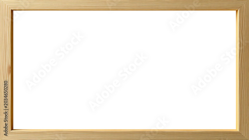 Bild auf Leinwand Pine wood frame with premium texture, minimalist design for summer and lifestyle