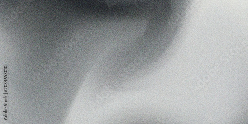 Фотография Grainy gradient background, grey black white monochrome abstract noise texture banner backdrop