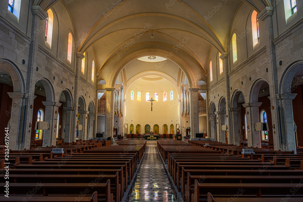 Fototapeta premium light of church