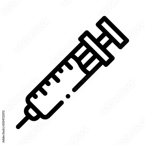 syringe line icon