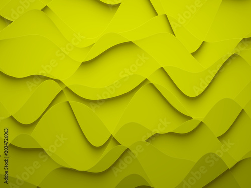 Ybstract yellow background soft shadows