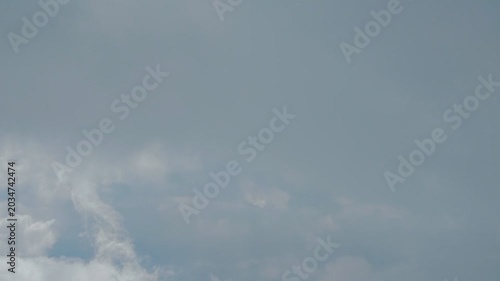 Evolution of Clouds Overcast Sky