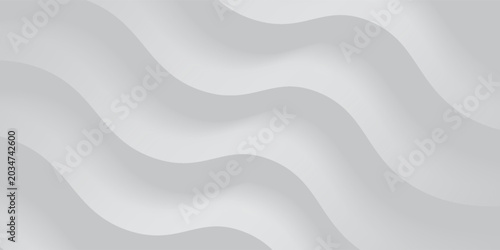 Photos White elegant abstract background with subtle wavy lines and soft shadows