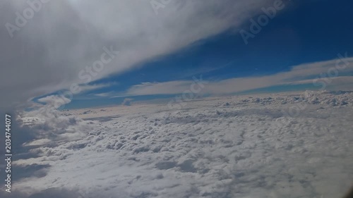 Aerial View of Clouds from Above