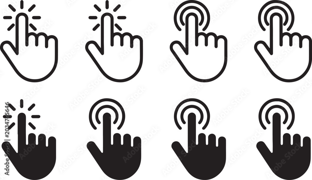 Fototapeta premium Hand touching wireless signal icons for connectivity and technology concepts