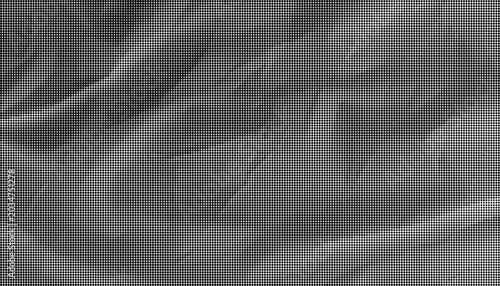 Konstfotografi Close-up view of a smooth gray wrinkled fabric texture on a transparent backgrou