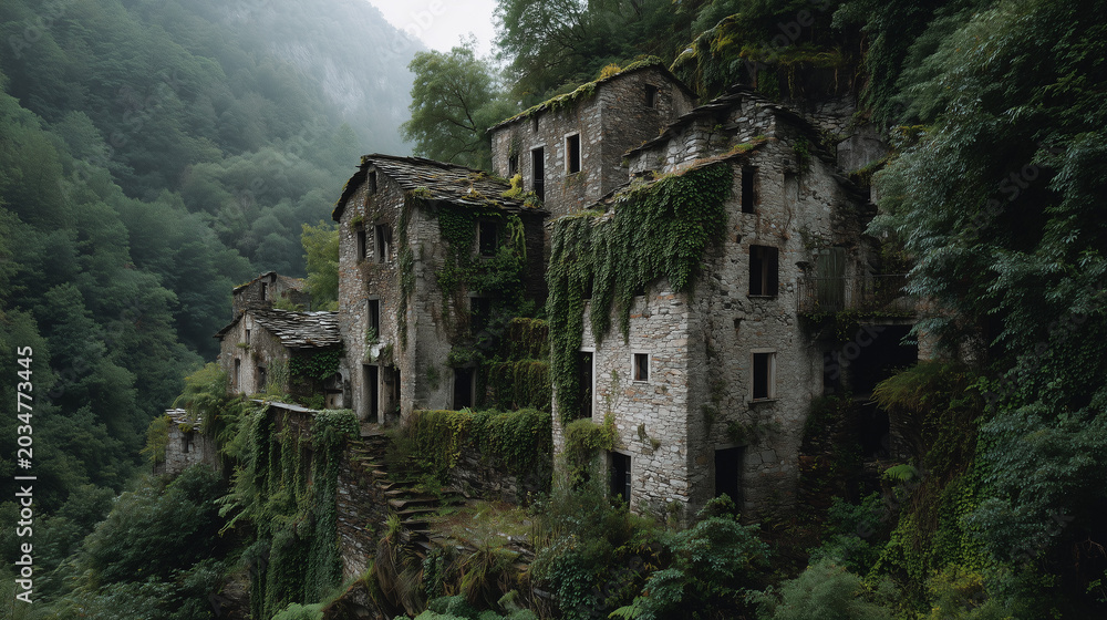 Obraz premium old abandoned house