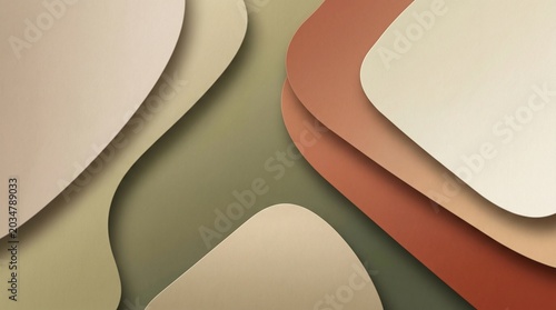 Minimal Geometric Layered Gradient Design