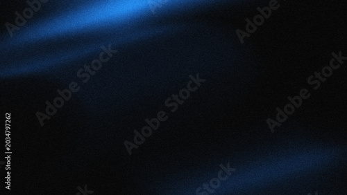 Quadro su tela Deep blue glow drifts across black expanse