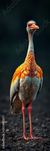 Dodo bird standing tall, a symbol of extinction and lost species,  lost species,  nature history