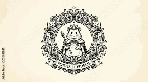 Tableau sur toile Vintage art tattoo design of a grunge stamp symbol featuring the head of Hindu g