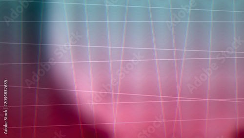 Foto Abstract light patterns creating vibrant colorful grid overlay in soft blurred e