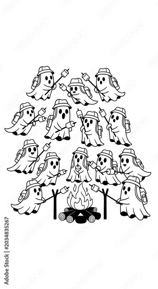 Fototapeta premium Halloween Tree Decoration